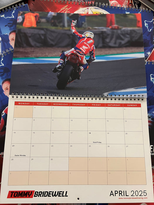 2025 Tommy Bridewell Calendar