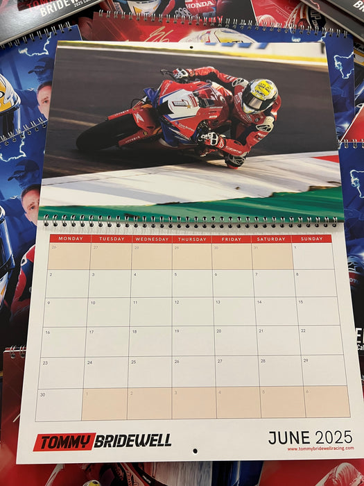 2025 Tommy Bridewell Calendar