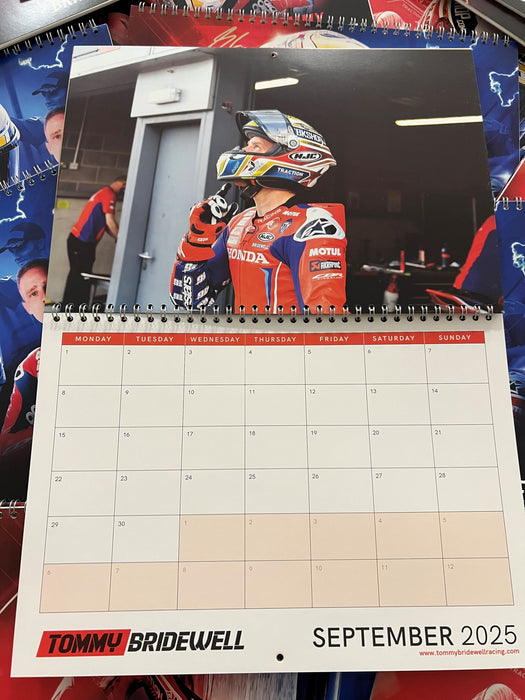 2025 Tommy Bridewell Calendar