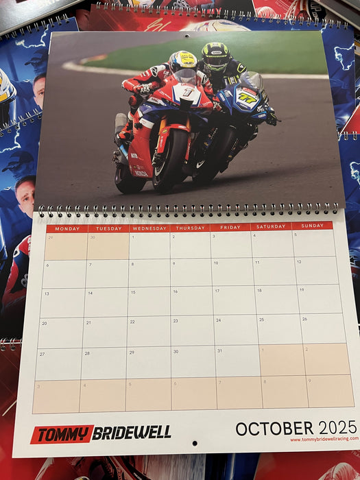 2025 Tommy Bridewell Calendar